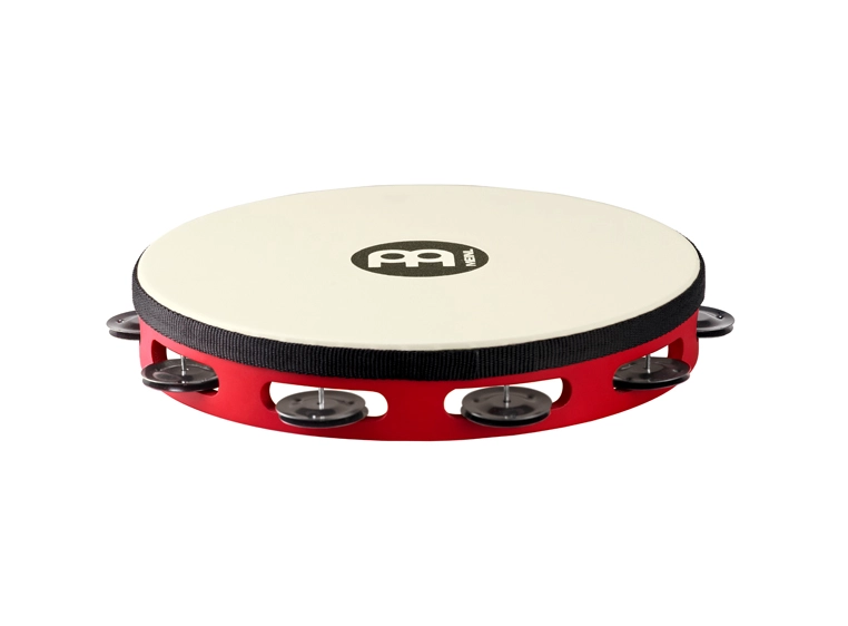 Meinl TAH-1-BK-R-TF Tour Tamburin m/Skinn, Nikkel, Enkel (M) 